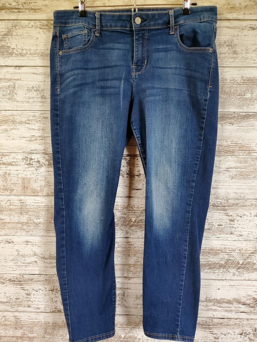 Old Navy Rockstar Mid Rise Skinny Stretch Jeans
